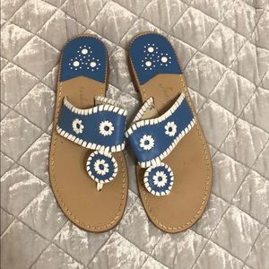 Jack Rodgers Blue Sandals